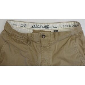 Eddie Bauer Pants Mens 30x30 Beige Legend Wash Chino Classic Straight Casual